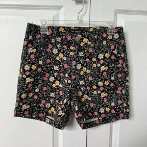 Lee Floral Shorts Womens 6 M Regular Fit Summer Festival